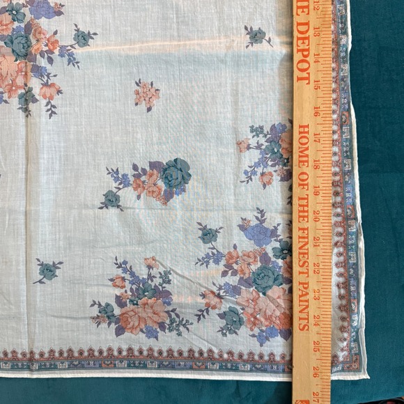 Ginnie Johansen Inc 1986 Floral Cotton Bandana Scarf Handkerchief Square - Picture 2 of 7